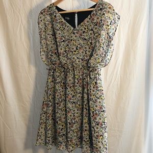 By&By black floral mini tank dress *lowest price*